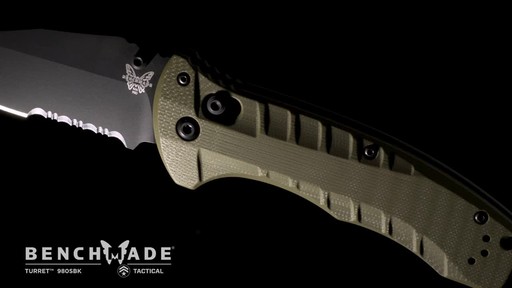 Benchmade 980 SBK Turret Folding Knife - image 6 from the video