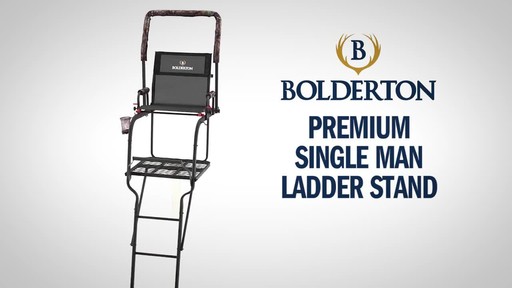 Bolderton Premium 20' Ladder Tree Stand - image 1 from the video