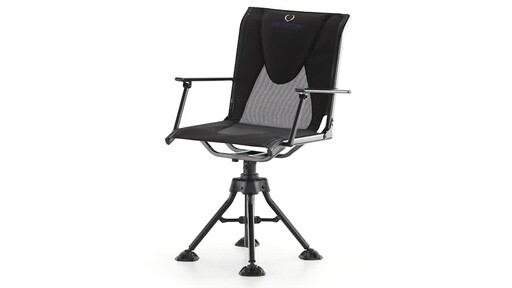 Bolderton 360 Comfort Swivel Hunting Blind Chair with Armrests 360 View - image 2 from the video