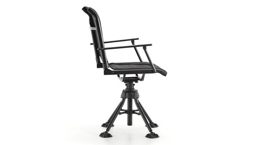 Bolderton 360 Comfort Swivel Hunting Blind Chair with Armrests 360 View - image 5 from the video