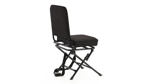 Guide Gear Swivel Hunting Chair Black 360 View - image 5 from the video