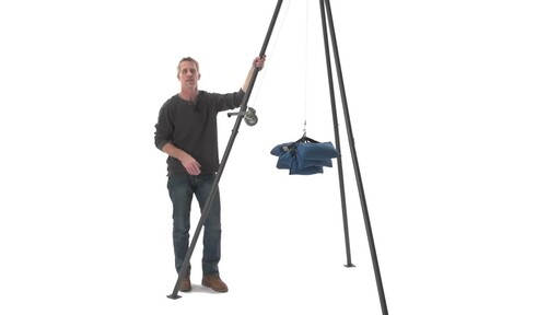 Guide Gear Portable Tripod Game Hanger - image 5 from the video