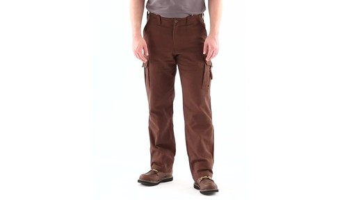 Guide Gear Men's Flannel Lined Cargo Pants 360 View - image 1 from the video