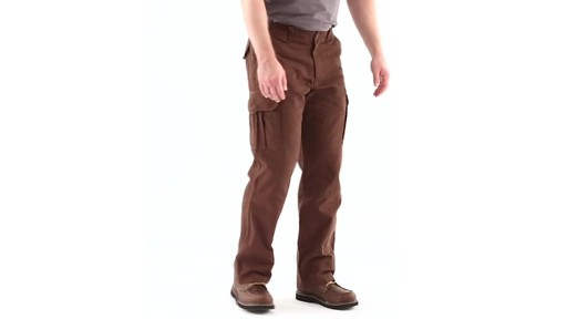 Guide Gear Men's Flannel Lined Cargo Pants 360 View - image 2 from the video