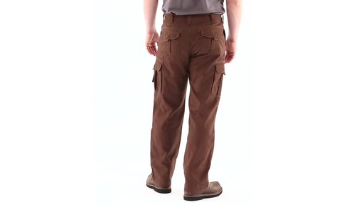 Guide Gear Men's Flannel Lined Cargo Pants 360 View - image 6 from the video