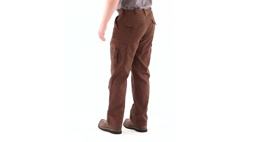 Guide Gear Men's Flannel Lined Cargo Pants 360 View - image 8 from the video