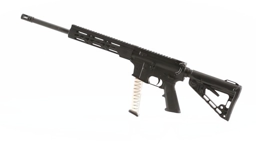 Diamondback DB9RB Pistol Carbine Semi-Automatic 9mm Uses Glock 17 Magazines 31 1 Rounds 360 View - image 10 from the video