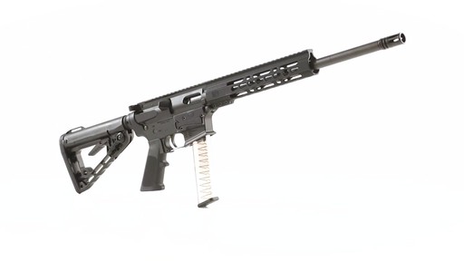 Diamondback DB9RB Pistol Carbine Semi-Automatic 9mm Uses Glock 17 Magazines 31 1 Rounds 360 View - image 4 from the video