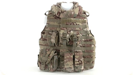 Mil-Tec Military-style Padded OCP Plate Carrier Vest 360 View - image 1 from the video