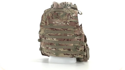 Mil-Tec Military-style Padded OCP Plate Carrier Vest 360 View - image 6 from the video