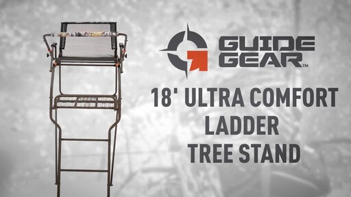 Guide Gear 18' Ultra Comfort Ladder Tree Stand - image 10 from the video