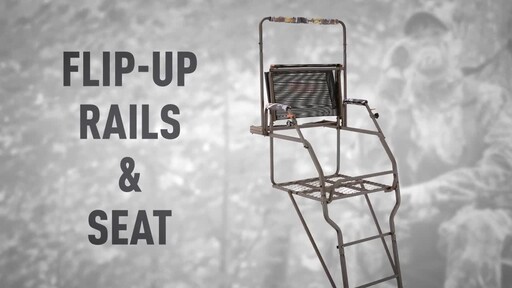 Guide Gear 18' Ultra Comfort Ladder Tree Stand - image 7 from the video
