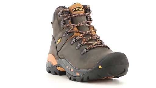 KEEN Utility Men's Cleveland Waterproof Work Boots 360 View - image 1 from the video