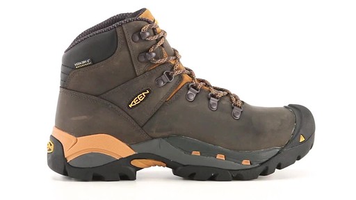 KEEN Utility Men's Cleveland Waterproof Work Boots 360 View - image 10 from the video