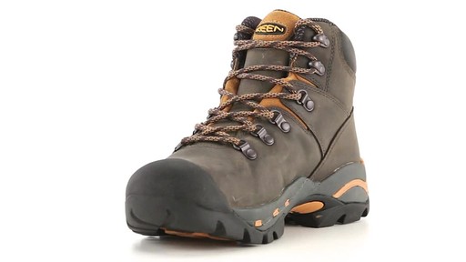 KEEN Utility Men's Cleveland Waterproof Work Boots 360 View - image 3 from the video