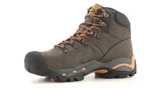 KEEN Utility Men's Cleveland Waterproof Work Boots 360 View - image 4 from the video
