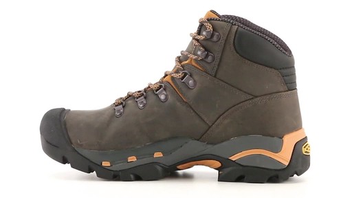 KEEN Utility Men's Cleveland Waterproof Work Boots 360 View - image 5 from the video