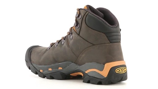 KEEN Utility Men's Cleveland Waterproof Work Boots 360 View - image 6 from the video