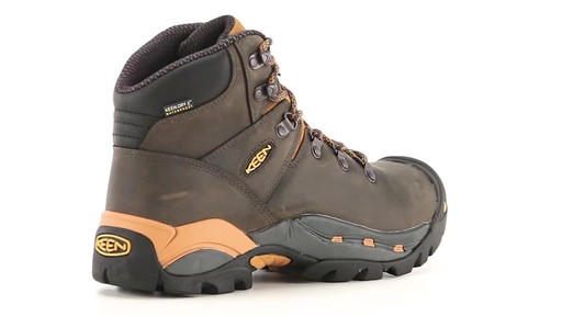KEEN Utility Men's Cleveland Waterproof Work Boots 360 View - image 9 from the video