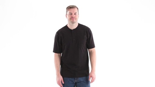 Guide Gear Men's Stain Kicker Henley Pocket T Shirt With Teflon 360 View - image 1 from the video