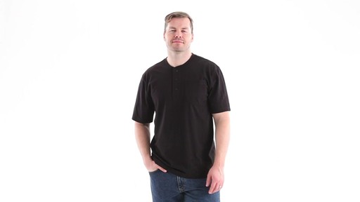 Guide Gear Men's Stain Kicker Henley Pocket T Shirt With Teflon 360 View - image 10 from the video