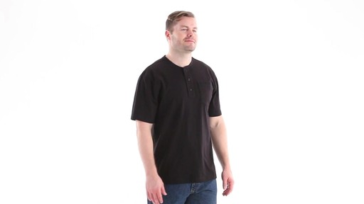 Guide Gear Men's Stain Kicker Henley Pocket T Shirt With Teflon 360 View - image 2 from the video