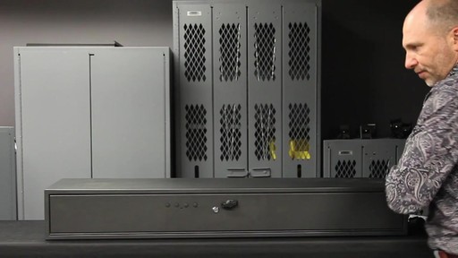 SecureIt Falcon FAST BOX Model 47 Hidden Gun Safe - image 4 from the video