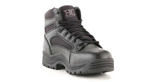 HQ ISSUE Men's Waterproof Tactical Boots 360 View - image 1 from the video