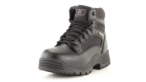 HQ ISSUE Men's Waterproof Tactical Boots 360 View - image 3 from the video