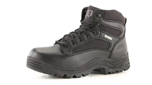 HQ ISSUE Men's Waterproof Tactical Boots 360 View - image 4 from the video
