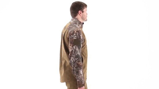 5.11 Tactical Men's Realtree Colorblock Sierra Softshell Jacket 360 View - image 2 from the video