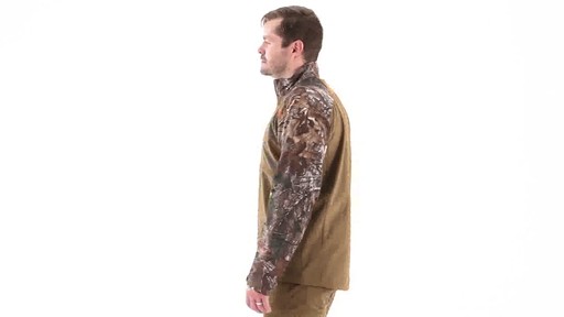 5.11 Tactical Men's Realtree Colorblock Sierra Softshell Jacket 360 View - image 5 from the video