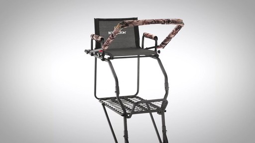 Bolderton Double Rail Deluxe 20' Ladder Tree Stand - image 8 from the video