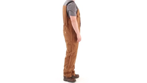 Gravel Gear Men's Insulated Duck Overalls with Teflon 360 View - image 3 from the video