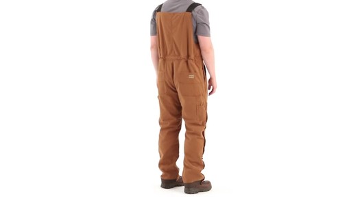 Gravel Gear Men's Insulated Duck Overalls with Teflon 360 View - image 4 from the video