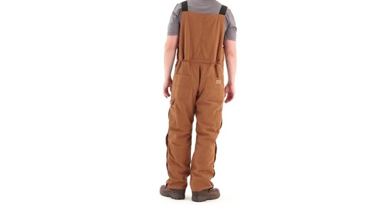 Gravel Gear Men's Insulated Duck Overalls with Teflon 360 View - image 5 from the video