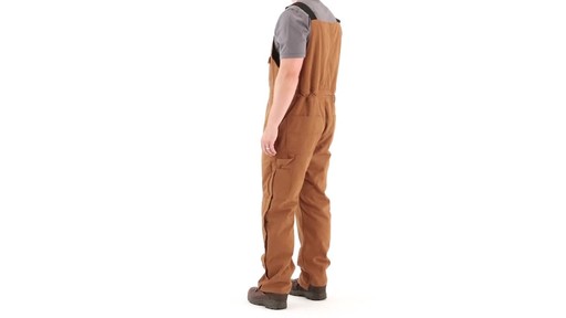 Gravel Gear Men's Insulated Duck Overalls with Teflon 360 View - image 7 from the video
