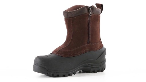Guide Gear Men's Insulated Side-Zip Winter Boots 400 Grams 360 View - image 5 from the video