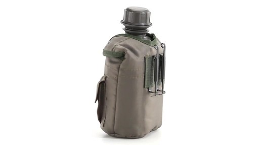 Military Style Canteen with Cover 2 Pack 360 View - image 1 from the video