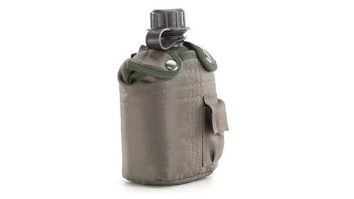 Military Style Canteen with Cover 2 Pack 360 View - image 6 from the video