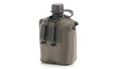 Military Style Canteen with Cover 2 Pack 360 View - image 9 from the video
