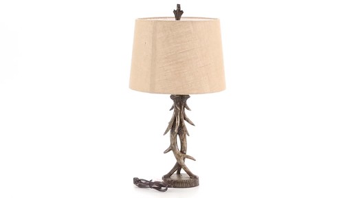 CASTLECREEK Antler Table Lamp 360 View - image 10 from the video