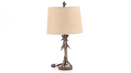 CASTLECREEK Antler Table Lamp 360 View - image 7 from the video