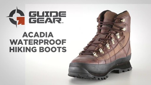 Guide Gear Men's Acadia Waterproof Hiking Boots - image 1 from the video