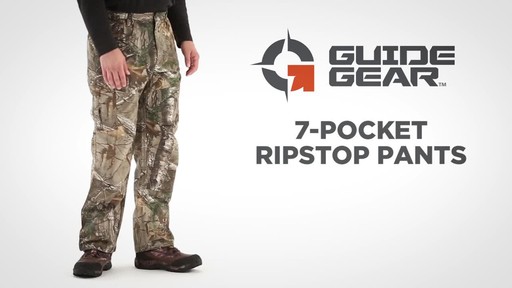 Guide Gear Men's 7-Pocket Ripstop Pants - image 1 from the video