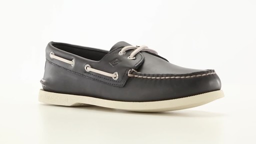Sperry Men's Authentic Original 2 Eye Boat Shoes - image 10 from the video