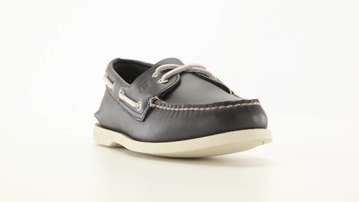 Sperry Men's Authentic Original 2 Eye Boat Shoes - image 9 from the video