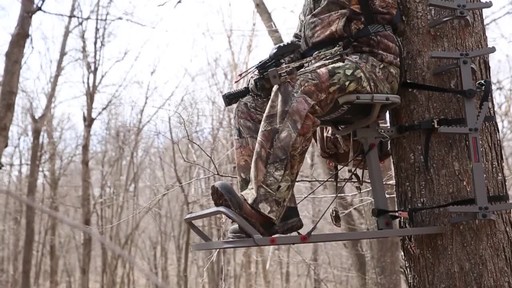 Bolderton Ultra Premium Aluminum Hang-on Tree Stand - image 7 from the video