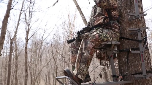 Bolderton Ultra Premium Aluminum Hang-on Tree Stand - image 8 from the video