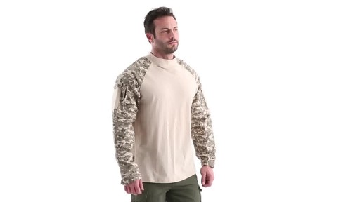 HQ ISSUE Men's Long Sleeved Combat-Style Shirt 360 View - image 1 from the video